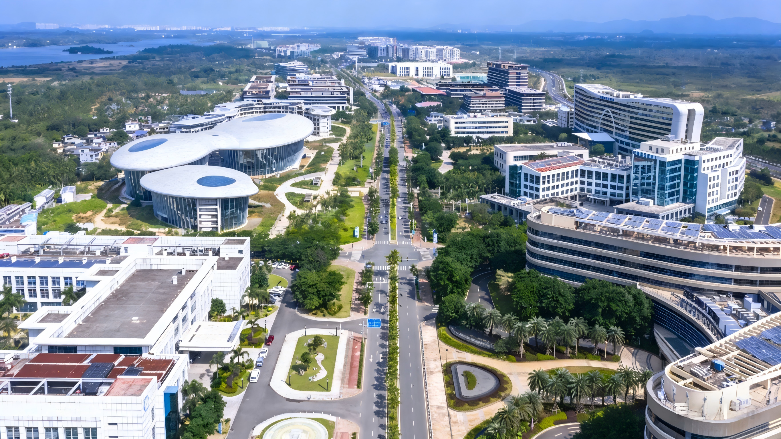 Boao Lecheng International Medical Tourism Pilot Zone Aerial View